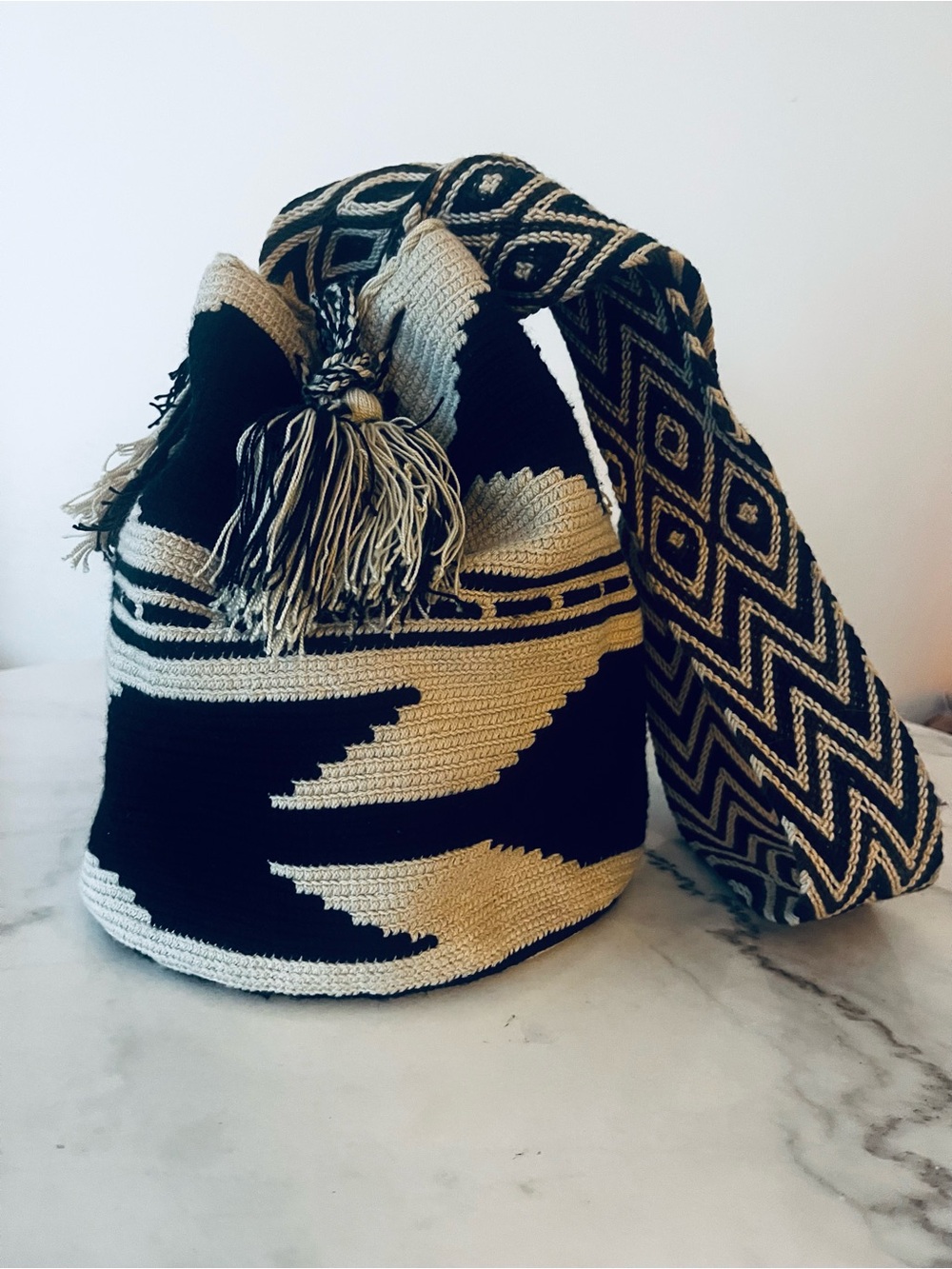 Wayuu Style Handwoven Crossbody Mochila Bag Colombia